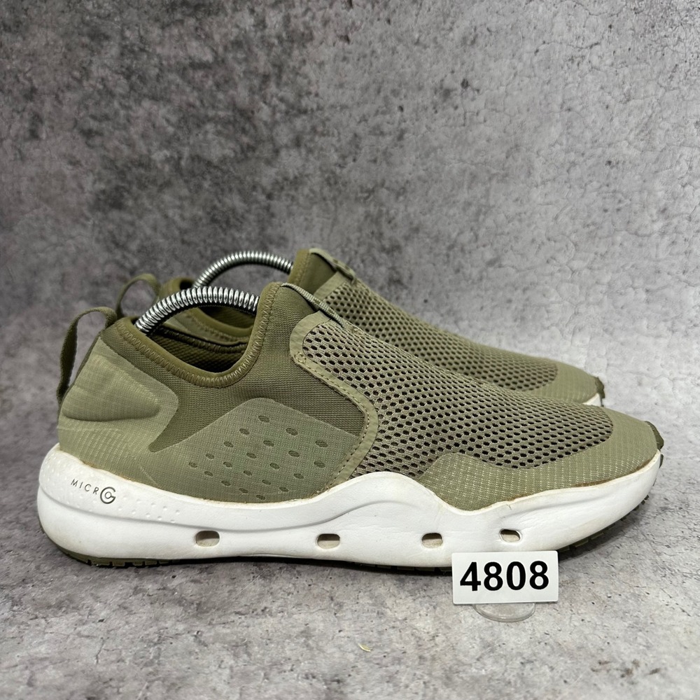 Under Armour Micro G Kilchis Water Shoes Mens 9.5 Green Slip On Mesh 3024944-100